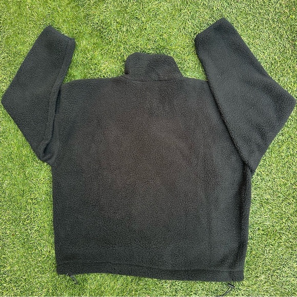 Wilo the Label Anthropologie Sherpa Fleece Pullover Gorpcore 1/2 Snap Sweater M - Picture 9 of 9